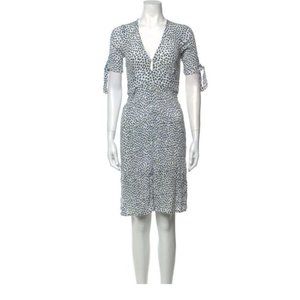FAITHFULL THE BRAND Printed Knee-Length Dress